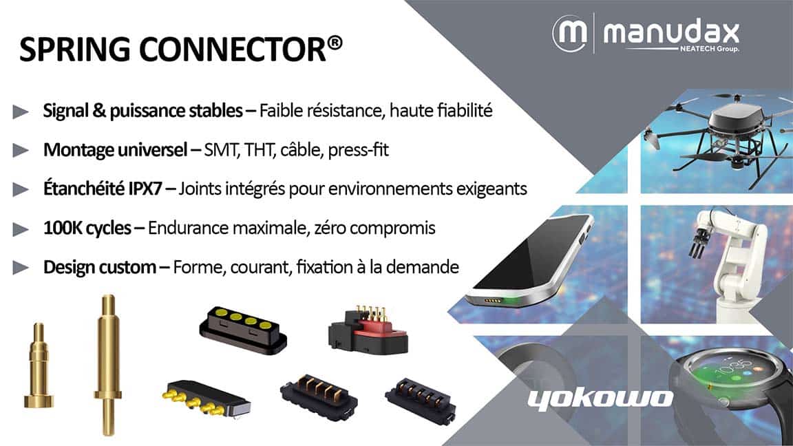 Nouveauté : SPRING CONNECTOR® de YOKOWO