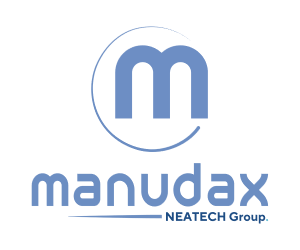 Logo 2023 Manudax vertical Nid abeille