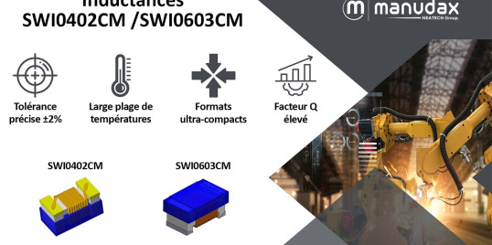 Découvrez les inductances céramiques RF SWI0402CM et SWI0603CM de chez ABC