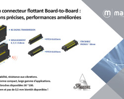 Nouveau connecteur flottant Board-to-Board : connexions précises, performances améliorées