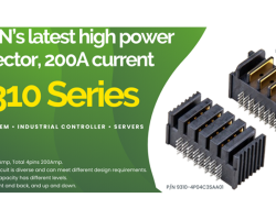 Le dernier connecteur haute puissance d'Oupiin, au courant admissible max 200A : la série 9310